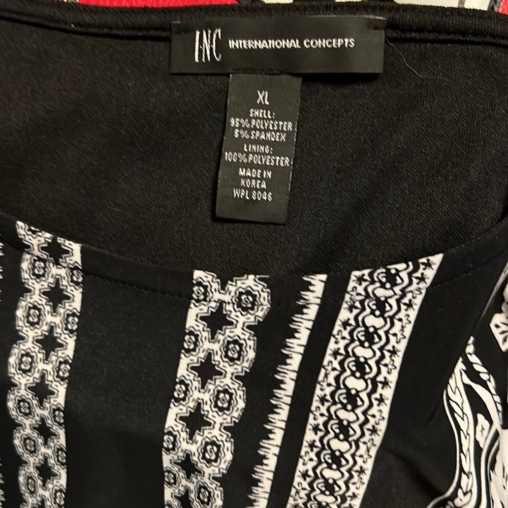 Black and White Dress
INC International Concepts XL NEW